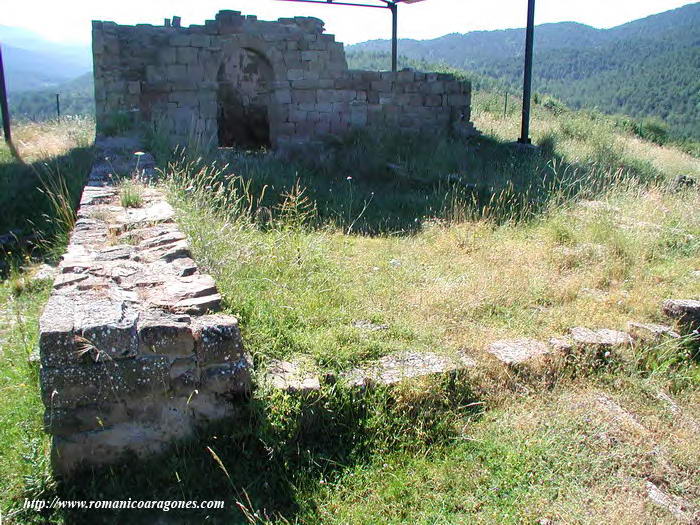 VISTA NOROESTE DE LA ZONA DEL TEMPLO